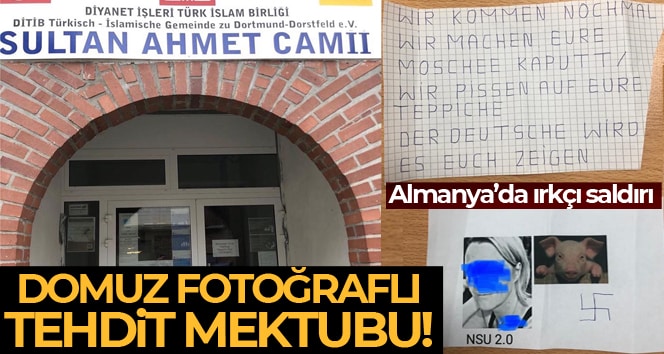 Almanya’da camiye ırkçı saldırı