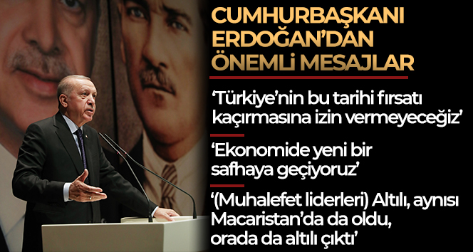Cumhurbaşkanı Erdoğan: ‘İstihdamı koruma ve geliştirme gayemize ulaştığımıza göre şimdi yeni bir safhaya geçiyoruz’