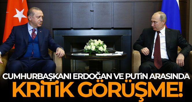 Cumhurbaşkanı Erdoğan, Rusya Devlet Başkanı Vladimir Putin ile görüştü