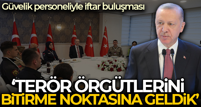 Cumhurbaşkanı Erdoğan: ‘Teröristlerin tepelerine biniyor, başlarını eziyoruz’