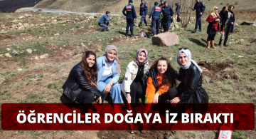 SCÜ Öğrencileri Fidanları Toprakla Buluşturdu