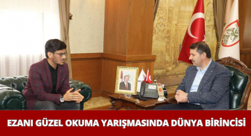 Ezanı Güzel Okuma Yarışmasının Birincisi Sivas Şarkışla’dan!