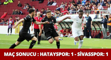 Sivasspor Hatayspor Berabere Kaldı