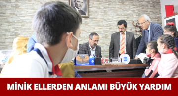 İlkokul Öğrencilerden Anlamlı Hareket!