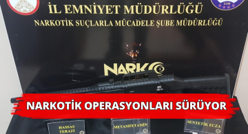 Sivas’ta Narkotik Operasyonları Sürüyor!