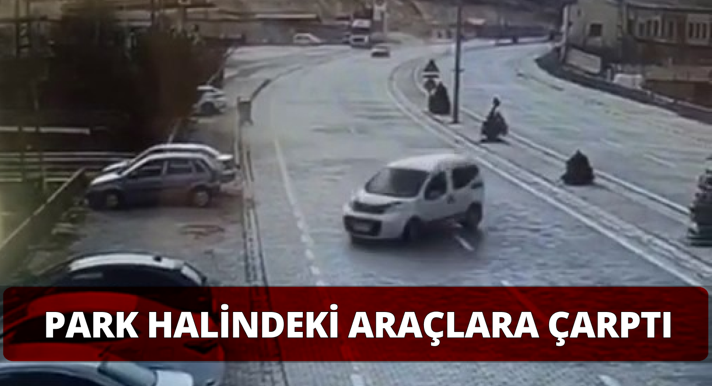 Kontrolünü Kaybedip Araçlara Çarptı