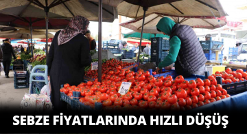 Sebze Fiyatlarında Düşüş Yaşandı