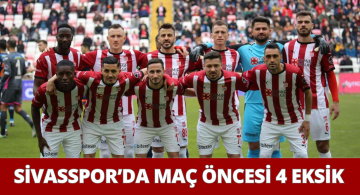 Sivas, Hatayspor Maçına 4 Eksikle Çıkmaya Hazırlanıyor