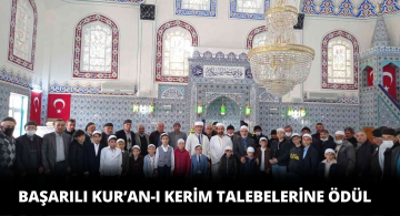Kur’an-i Kerim Eğitimini Başarılı Şekilde Tamamlayanlar Ödüllendirildi