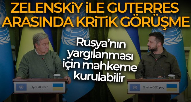 Zelenskiy: ‘Rusya’nın yargılanması için özel uluslararası mahkeme kurulmasını görüştük’