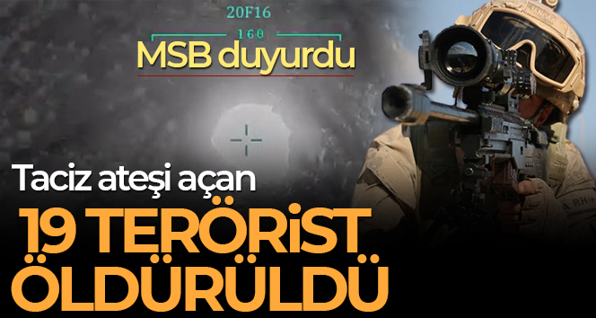 19 PKK/YPG’li terörist etkisiz hale getirildi