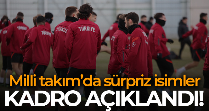 A Milli Takımın aday kadrosu açıklandı