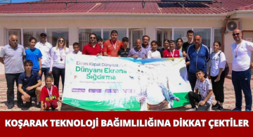 Teknoloji Bağımlılığına Koşu İle Dikkat Çekildi