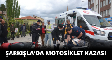 Şarkışla’daki Motosiklet Kazasında 1 Kişi Yaralandı!