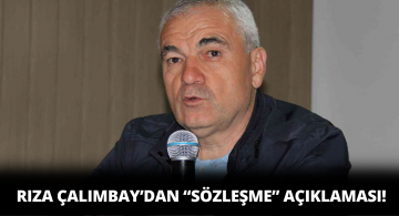 Rıza Çalımbay Bitecek Olan Sözleşmesini Değerlendirdi