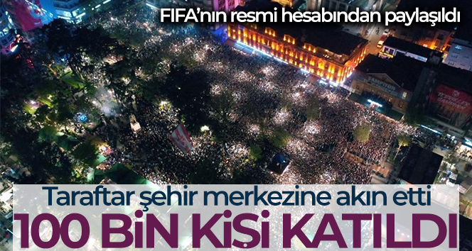 Trabzonspor’un şehir merkezindeki şampiyonluk etkinliğine 100 bin kişi katıldı