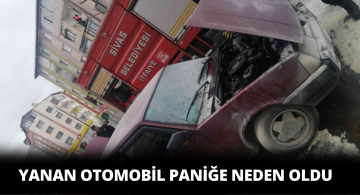 Seyir Halindeki Otomobil Alev Aldı