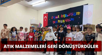 Atık Malzemelerden Yeni Eşyalar Tasarladılar