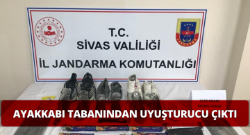Uyuşturucu Maddeyi Ayakkabının Tabanına Sakladı