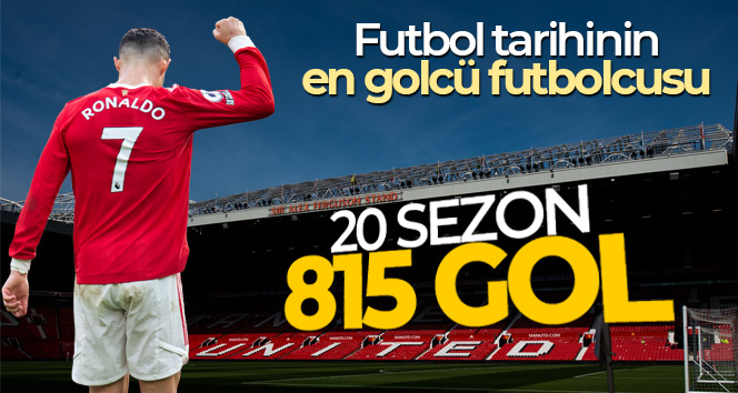 Cristiano Ronaldo, 20 sezona 815 gol sığdırdı