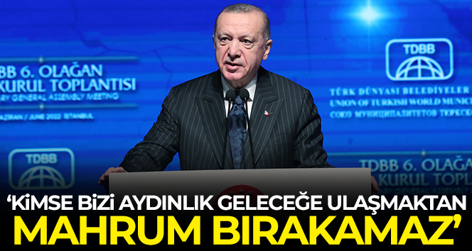 Cumhurbaşkanı Erdoğan: ‘Geçmişte yaşadıklarımızdan hem bugün olup bitenlerden ibret alarak hareket etmeliyiz’