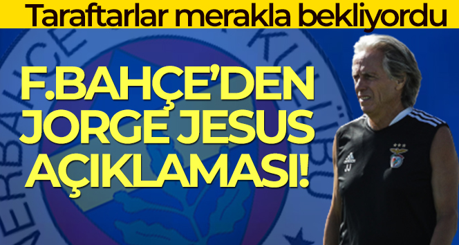 Fenerbahçe’de Jorge Jesus dönemi