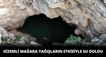 Sivas’taki Gizemli Mağara Küçük Bir Göle Dönüştü