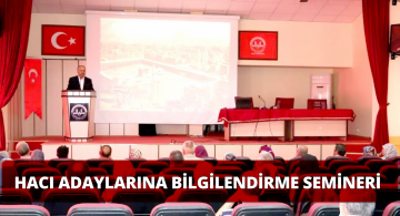 Sivas’ta 2022 Yılı Hac Eğitim ve Bilgilendirme Semineri Yapıldı