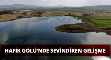 Hafik Gölünün Su Seviyesindeki Artış Sevindirdi