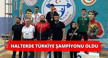 Halter Şampiyonasından Sivas’a Altın Madalya Geldi