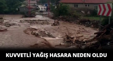 Sivas’ta Şiddetli Yağışlar Beraberinde Sel ve Taşkınları da Getirdi!