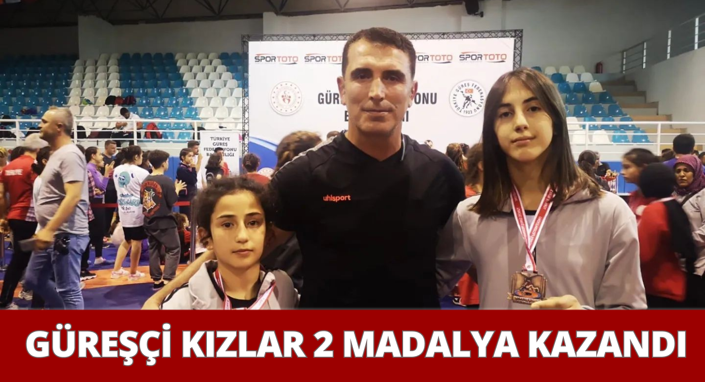 Güreşçi Kızlar Konya’dan 2 Madalya ile Döndü