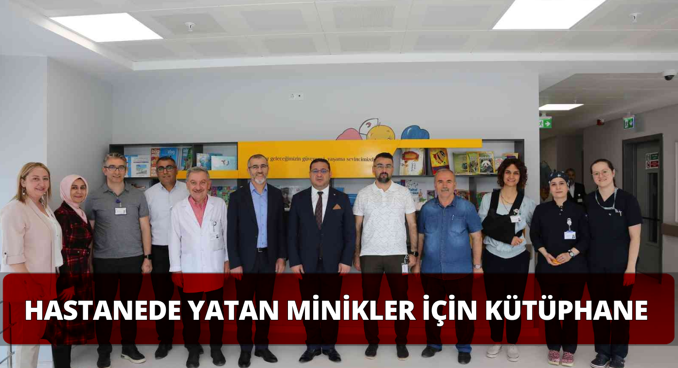 Sivas Numune Hastanesinde Yatan çocuklara Kütüphane Yapıldı