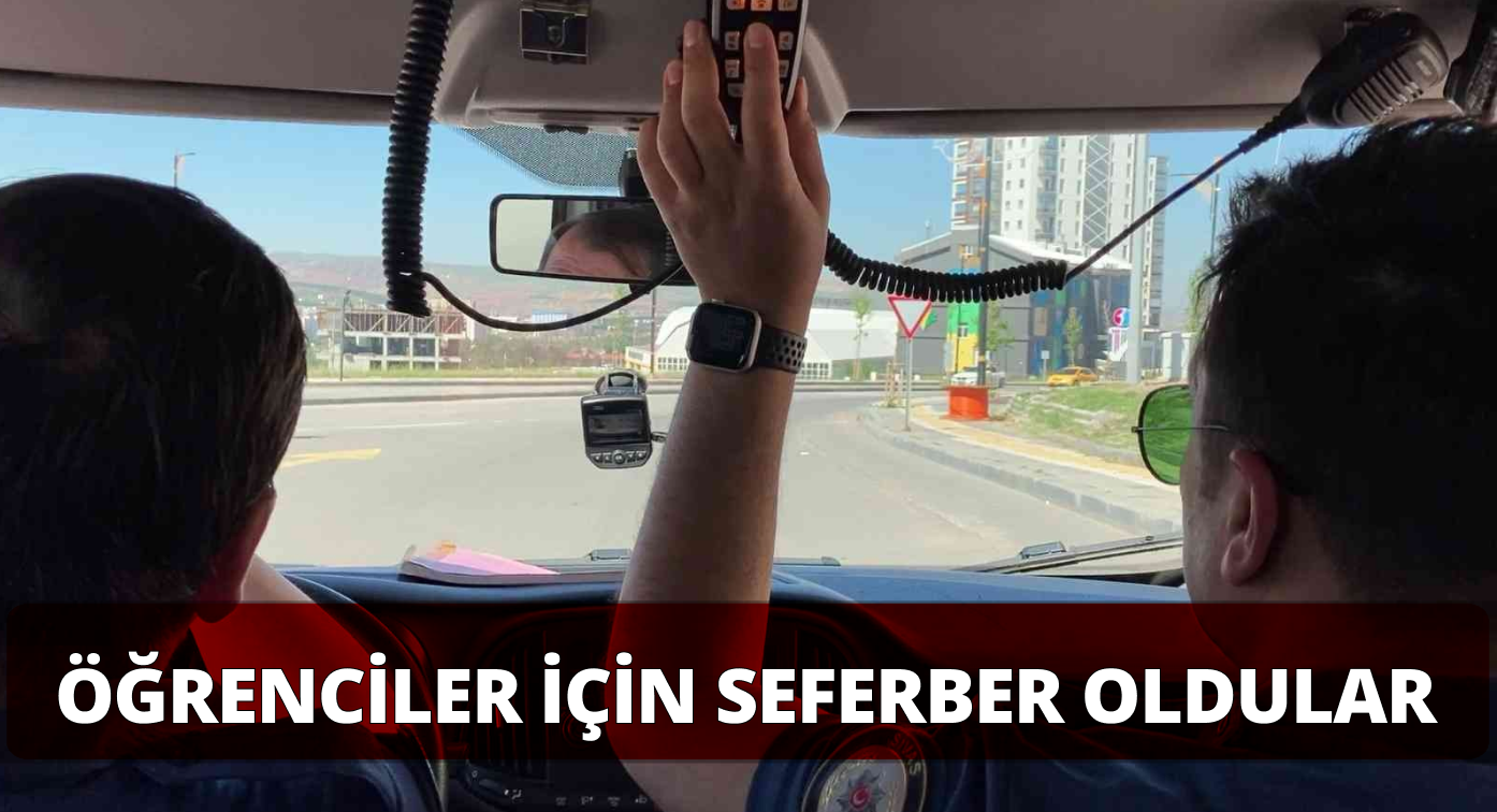 Öğrenciler Sınava Geç Kalmasın Diye Seferber Oldular