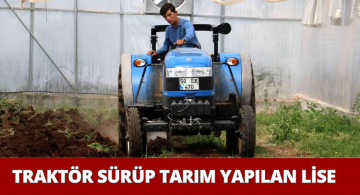 Lise Öğrencileri Tarımla Uğraşıyor