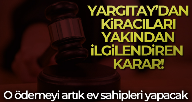 Yargıtay’dan su sızıntısı kararı