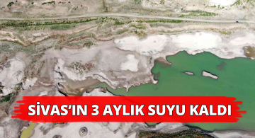 Sivas’ta İçme Suyu Alarmı!