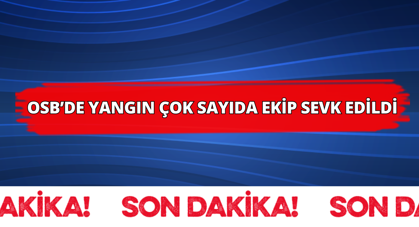 Sivas OSB’de Yangın Paniği