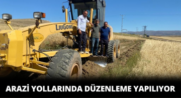 Sivas’ta Arazi Yolarında Düzenlemeler Yapılıyor!