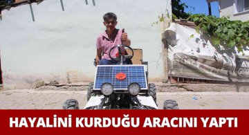 Liseli Genç, Hayalindeki Aracı Önce Tasarladı, Sonra Yaptı