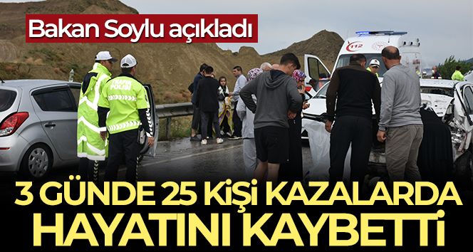 Bakan Soylu: ‘7-18 Temmuz tarihleri arasında bayram trafiği için teyakkuzdayız’