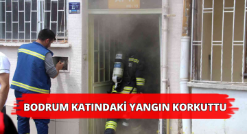 Bodrum Katındaki Yangın Korkuttu!