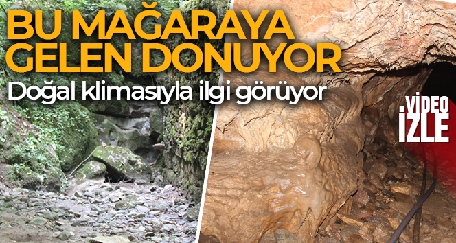 Bu mağaraya gelen donuyor
