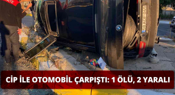 Sivas’ta Trafik Kazası; 1 Ölü, 2 Yaralı!