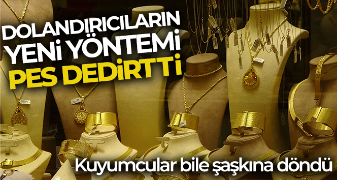 Dolandırıcıların yeni yöntemi: ‘Kaplama altın’