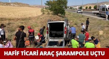 Şarampole Yuvarlanan Araçta 7 Kişi Yaralandı