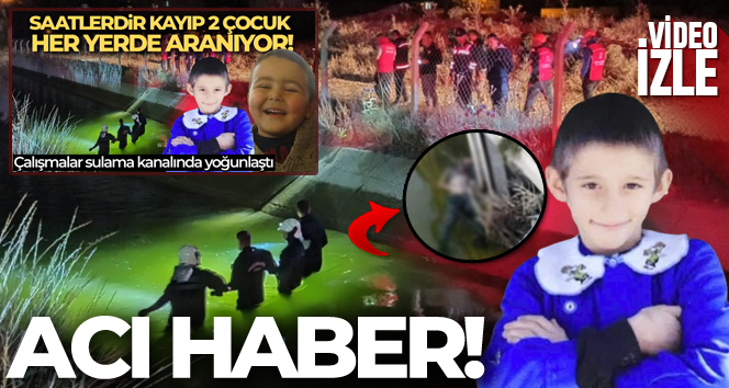 Kayıp çocuklardan 1’ini cansız bedenine ulaşıldı