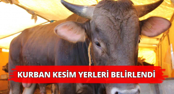 Sivas’ta Kurban Kesim Yerleri Açıklandı