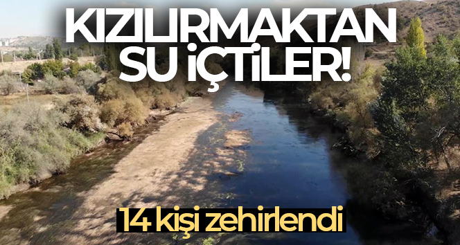 Kızılırmak’tan su içen aynı aileden 14 kişi zehirlendi