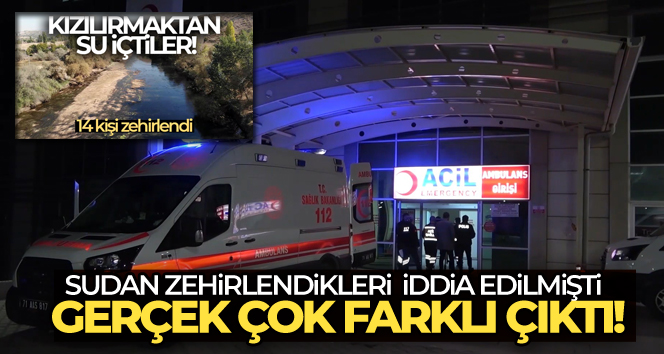 Kızılırmak’tan zehirlendikleri iddia edilmişti, gerçek ortaya çıktı